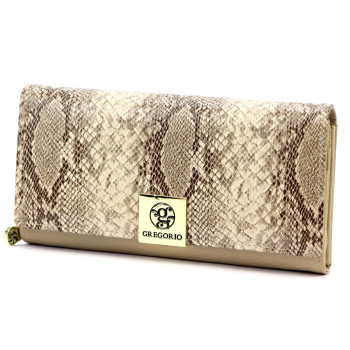 Dámska kožená peňaženka Gregorio béžová KZ55206