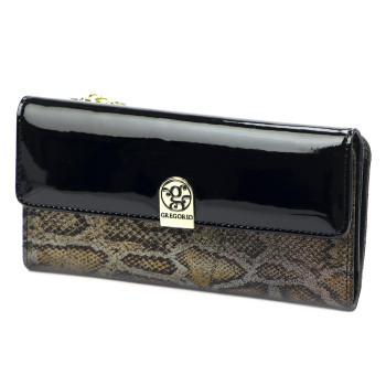 Dámska kožená peňaženka Gregorio čierna KZ55212