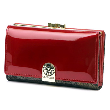 Dámska kožená peňaženka Gregorio červená KZ55213