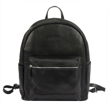 Kožený batoh Pierre Cardin čierny (KZ42075) 20l