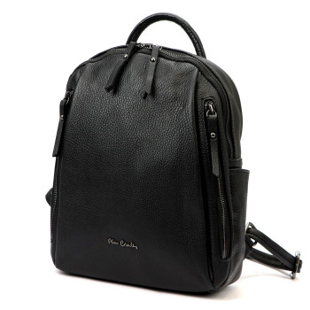 Kožený dámsky batoh Pierre Cardin čierny (KZ56508) 8l