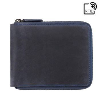 Značková pánska kožená peňaženka so zipsom - Visconti (KPPN485)