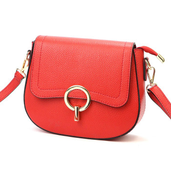 Kožená kabelka Luka červená KZ56292