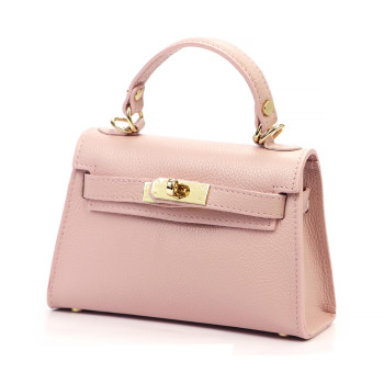 Kožená kabelka Luka ružová KZ56644