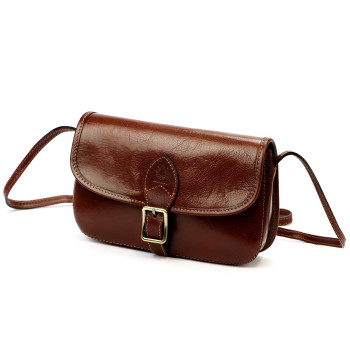 Kožená kabelka Florence hnedá KZ56692