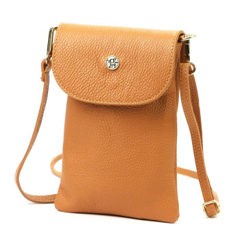 Kožená kabelka Gregorio Camel (KZ56934)