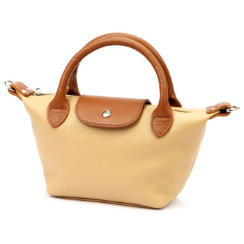 Kožená kabelka Luka hnědá KZ57367