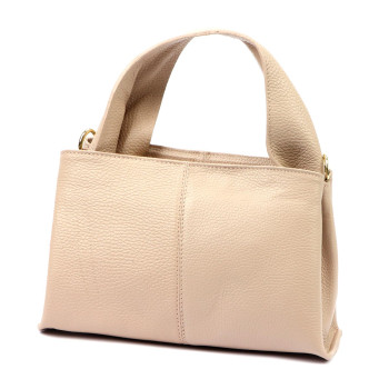 Kožená kabelka Luka ružová KZ56994