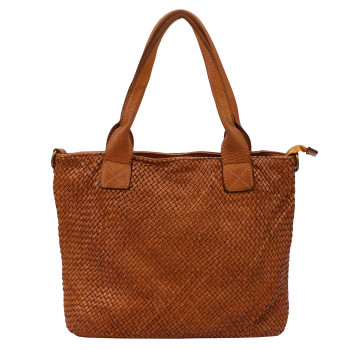 Kožená kabelka VS hnedá KZ57357