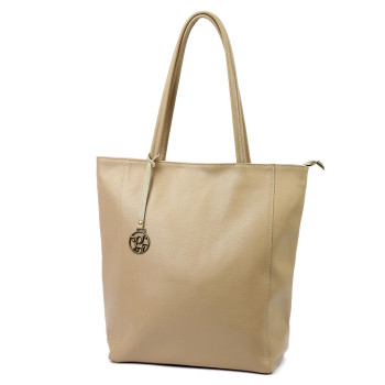 Kožená kabelka Gregorio béžová KZ57371