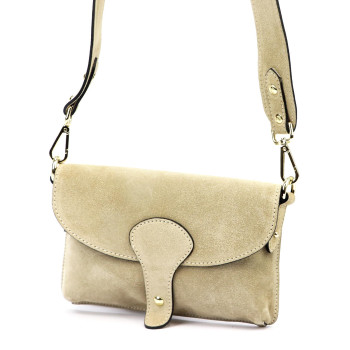 Kabelka Luka kožená béžová KZ57606