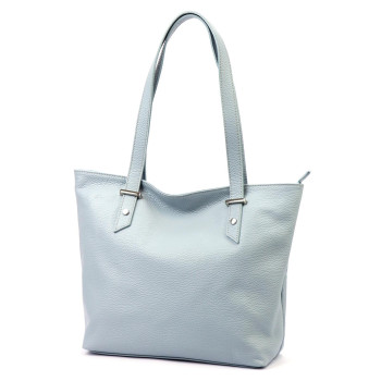 Kožená kabelka Luka modrá KZ57801