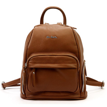 Dámsky kožený batoh hnedý Pierre Cardin KZ2256471 11l