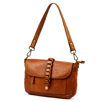 Kožená kabelka VS hnedá KZ2258115