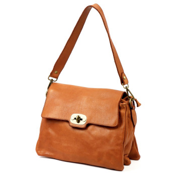 Kožená kabelka VS hnedá KZ2258138