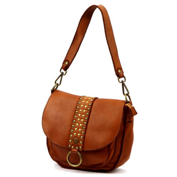 Kožená kabelka VS hnedá KZ2258141