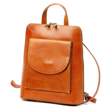 Dámsky kožený batoh Patrizia hnedý KZ2258161