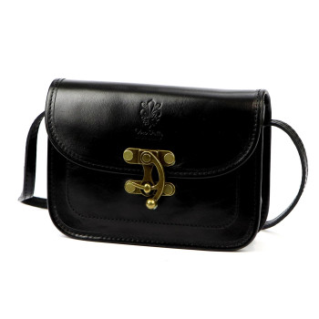 Kožená kabelka Florence čierna KZ2258222