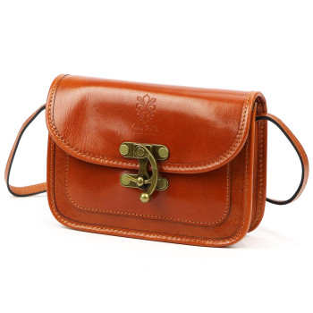 Kožená kabelka Florence hnedá KZ2258223