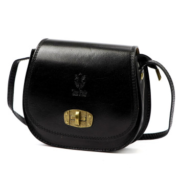 Kožená kabelka Gregorio čierna KZ2232253