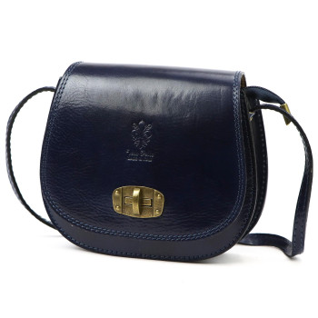 Kožená kabelka Gregorio modrá KZ2232254