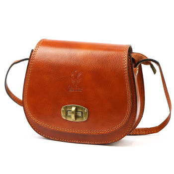 Kožená kabelka Gregorio hnedá KZ2251884