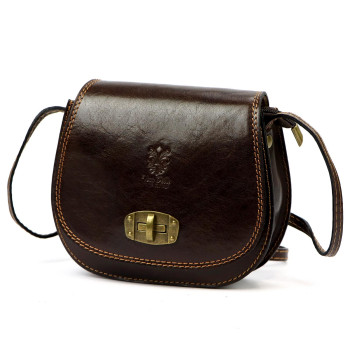 Kožená kabelka Gregorio hnedá KZ2232255