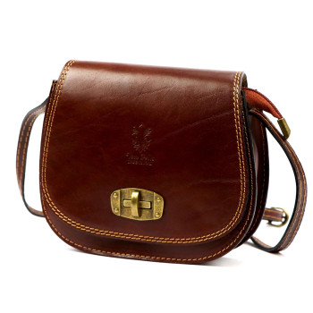 Kožená kabelka Gregorio hnedá KZ2232257