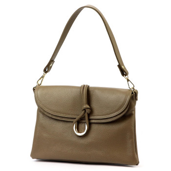 Kožená kabelka Luka béžová KZ2258320