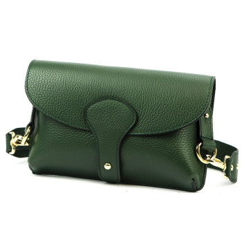 Kožená kabelka Luka zelená KZ2258240