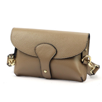 Kožená kabelka Luka béžová KZ2258242