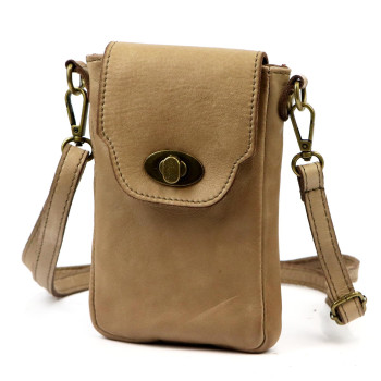 Kožená kabelka VS béžová KZ2258338