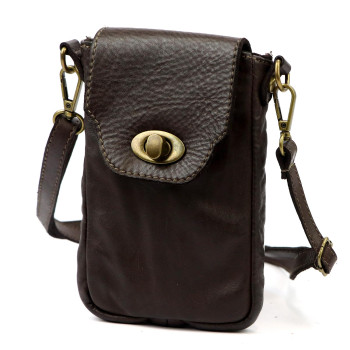 Kožená kabelka VS hnedá KZ2258340