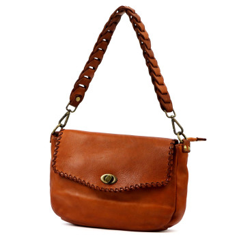 Kožená kabelka VS hnedá KZ2258349