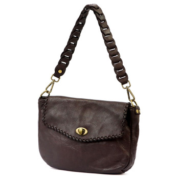 Kožená kabelka VS hnedá KZ2258351