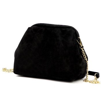 Kožená kabelka Luka čierna KZ2258660