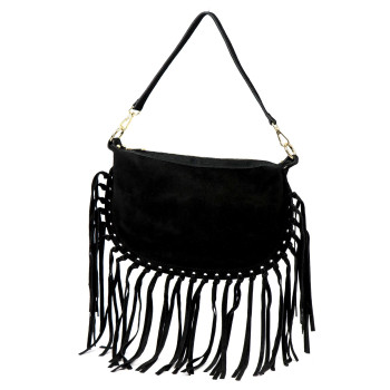 Kožená kabelka Luka čierna KZ2258645