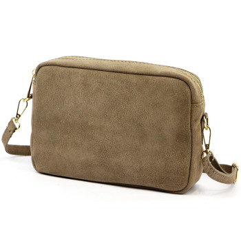 Kožená kabelka Luka mokka KZ2258721