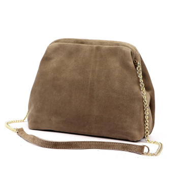 Kožená kabelka Luka béžová KZ2258711