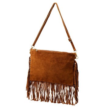 Kožená kabelka Luka hnedá KZ2258792