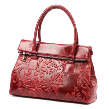 Kožená kabelka Luka červená KZ2258811