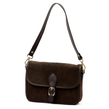 Kožená kabelka Luka hnedá KZ2258694