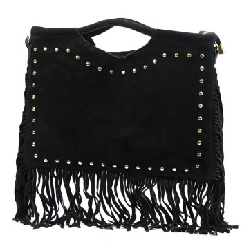 Kožená kabelka Luka čierna KZ2258648