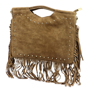 Kožená kabelka Luka béžová KZ2258713