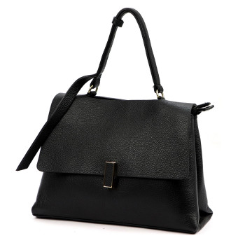 Kožená kabelka Luka čierna KZ2258949