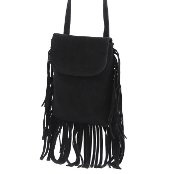 Kožená kabelka Luka čierna KZ2258980