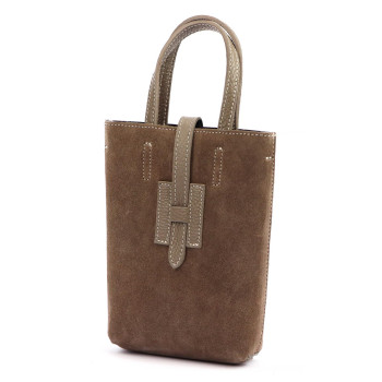 Kožená kabelka Luka béžová KZ2259002