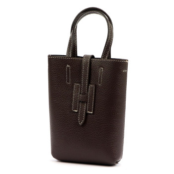 Kožená kabelka Luka hnedá KZ2259006