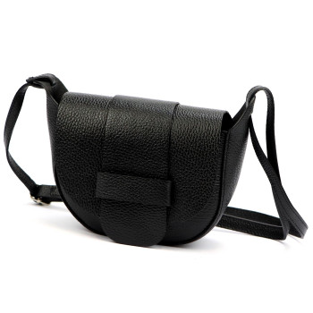 Kožená kabelka Luka čierna KZ2259013