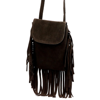 Kožená kabelka Luka hnedá KZ2259036